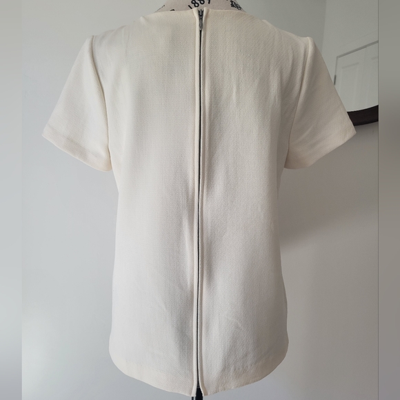 Joie Deleina Wool Cream Textured Top Size M - Picture 5 of 12